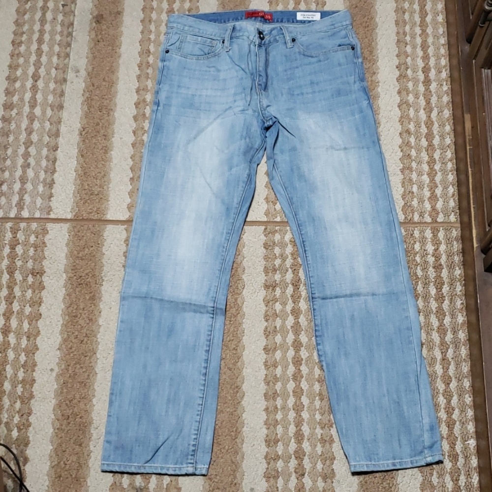 Slim Straight Leg Light Blue Guess Jeans